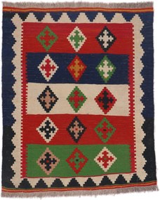 Kilim Tappeto persiano 110x140 (Iran) Tessuto A Mano