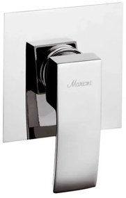 Miscelatore doccia a incasso in ottone cromato Mariani linea Marte