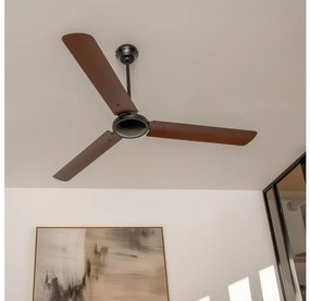 ZEVENTI - Ventilatore a soffitto TOFINO marrone