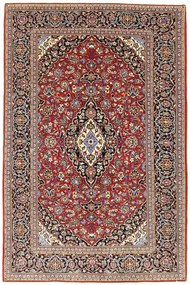 Kashan Tappeto persiano 220 x 140 Rosso (Iran) Annodato A Mano