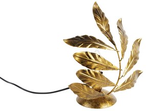 Lampada da tavolo vintage oro antico 25 cm - Linden