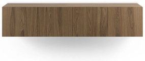 Mobile TV di colore naturale con effetto rovere 180x38x35 cm Daroca – Marckeric