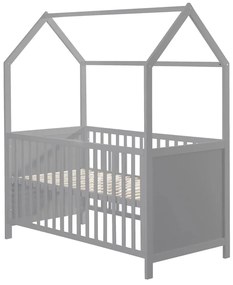 Lettino grigio 70x140 cm - Roba