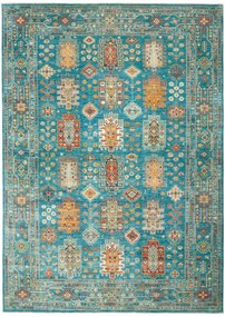 Samarkand Tappeto orientale 340 x 240 Turchese (Pakistan) Annodato A Mano