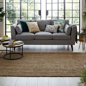Tappeto di colore naturale in iuta tessuto a mano 120x170 cm Jute – Flair Rugs