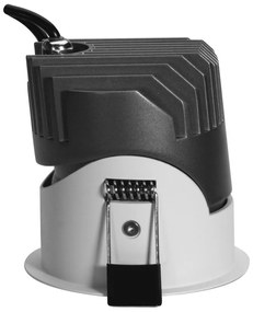 Faro LED da Incasso 15W Foro Ø75mm IP65 CCT UGR19 con driver Philips Colore Bianco Variabile CCT