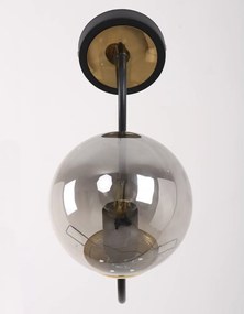 Lampada da parete nera/grigia ø 15 cm Oslo – Squid Lighting