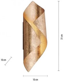 Paul Neuhaus 9030-12 - Applique LED NEVIS LED/6W/230V oro