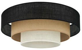 Brilagi -Plafoniera ASPEN LUNETA LED/12W/230V diametro 60 nero/beige/color crema