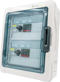 Quadro elettrico preassemblato cablato per fotovoltaico QCM2102L 2 stringhe DC 4/&KW IP65 2 stringhe