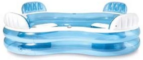 Intex - piscina gonfiabile quadrata center family +3 anni - CM.229X229X66 - peso KG.6,65 (56475)