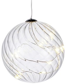 Decorazione luminosa a LED Sfera, Ø 10 cm Wave - Sirius
