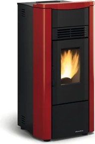 Stufa a pellet ventilata Giusy 7,0 kW Bordeaux - Extraflame