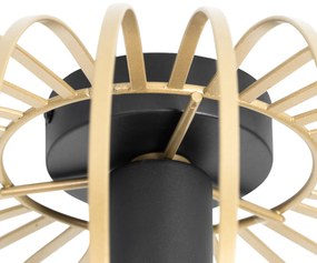 Lampada da soffitto intelligente oro 39 cm incl. Wifi G95 - Johanna