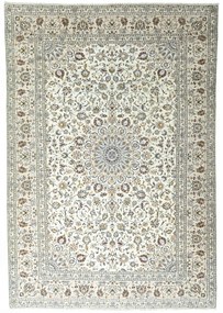Kashan Tappeto 250x360 Beige (Iran) Annodato A Mano