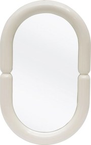 Specchio da parete Poster bianco – 80x50x3,5 cm