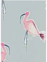 Flamingo Tapete Zanzibar von Scion - Bubblegum