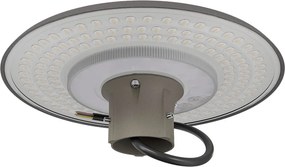Lampione LED Circolare Grigio 30W 50W 70W IP65 CCT Bianco Variabile Colore Bianco Variabile CCT
