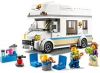 Camper delle vacanze da costruire con personaggi Lego