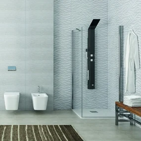 Kamalu - Box doccia 80x80 porta battente KS2800S