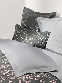 Copripiumino in raso di cotone con stampa floreale Sakura