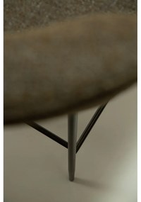 Sgabello da bar color kaki imbottito (altezza della seduta 67,5 cm) Glam – DAN-FORM Denmark