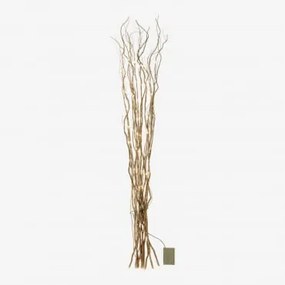 Rami di bambù con luci LED Baze Giallo Oro - Sklum