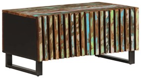Tavolino Da Salotto 80x51x40 Cm İn Legno Massello Di Acacia /