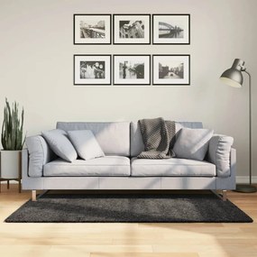 Tappeto Shaggy Pamplona A Pelo Lungo Moderno Antracite 80x150cm /