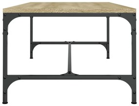 Tavolino da Salotto Rovere Sonoma 80x50x35 cm Legno Multistrato