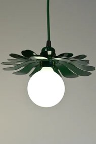 Bohemia-Design - Lampada a sospensione con cavo 1xE27/60W/230V verde