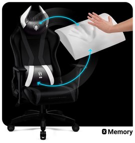Sedia da bambino Diablo X-Horn 2.0 Kids Size: Nero-Bianco