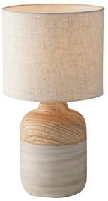 Lampadario Lumetto Woody  Table and Floor Lamp Colore Avorio 60W Mis 22 x 41 cm