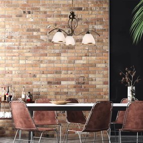 Lampadario a sospensione con catena RETRO II 3xE27/60W/230V