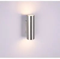 Applique Cilindro Nichel Doppia Emissione Luce Marley Trio Lighting