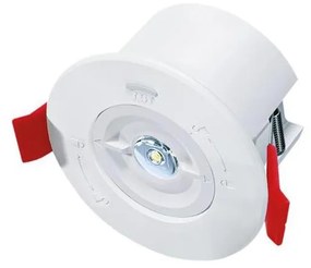 Solight WO533 - Lampada di emergenza LED da incasso per controsoffitto LED/1,5W/230V 1800 mAh