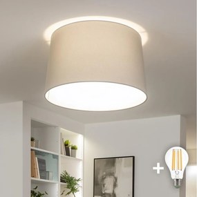 Brilagi - Plafoniera LED CERIA 1xE27/40W/230V Ø 45 cm, grigio