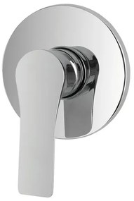 Set miscelatori lavabo bidet e doccia Flat con piletta click clack