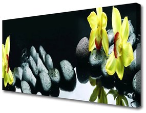 Quadro su tela Fiore di orchidea 100x50 cm