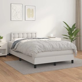 Giroletto A Molle Con Materasso Bianco 120x200 Cm İn Similpelle /
