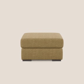 Sun pouf apribile contenitore in tessuto impermeabile morbido intreccio T06 giallo