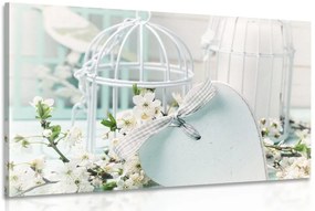 Quadro su tela – Natura morta romantica in stile vintage