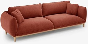 Divano Ada 4 posti in tessuto strutturato – 248x101x78 cm