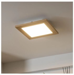 Brilagi - Plafoniera LED SLIMFRAME WOOD LED/25W/230V 34x34 cm marrone