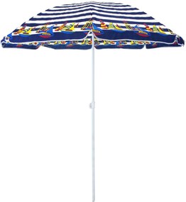 ombrellone da spiaggia tnt tondo 1,80 m / palo da 22 mm