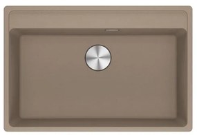 Lavello integrato 1 vasca in fragranite marrone FRANKE Maris L 51 x L 76 cm