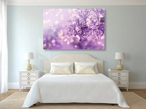 Quadro su tela – Fiore di lillà viola