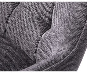 Sgabello da bar grigio scuro con altezza regolabile Nolan - Unique Furniture