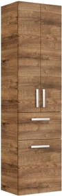 Colonna per mobile bagno contea PELIPAL 1 cassetto 2 ante P 45 x L 45 x H 168 cm bianco