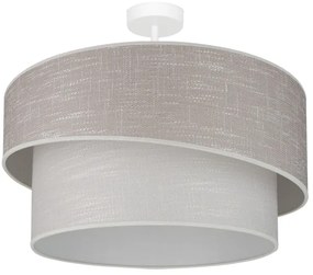 Brilagi - Lampadario a plafone DOVER SHINE 1xE27/15W/230V diametro 50 cm grigio/color crema